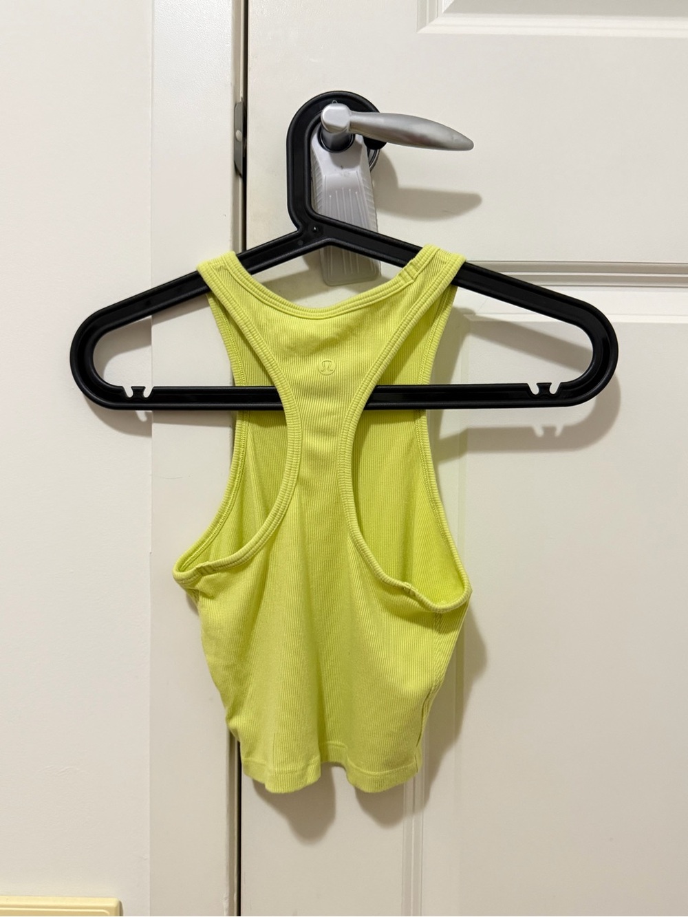 Lululemon Racerback Yellow Crop Tank - Picture 3 of 3